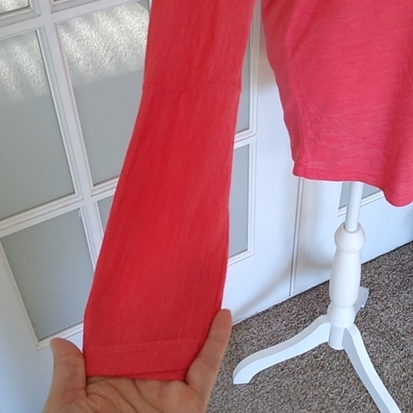 Allen Allen Dolman Sleeve Tunic in Coral - Picture 7 of 12